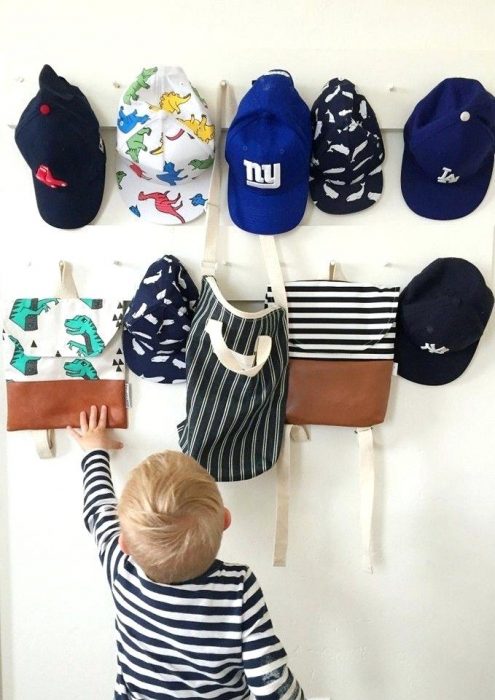 hat rack for kids